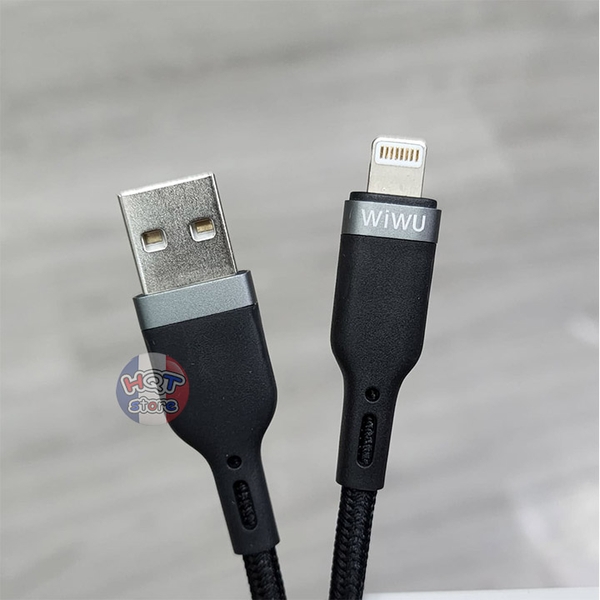 Cáp sạc nhanh USB-A to Lightning WiWU Platinum Data Cable PT01