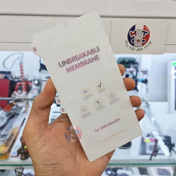 Dán PPF AG chống vân tay full màn hình cho Note 20 Ultra / Note 20