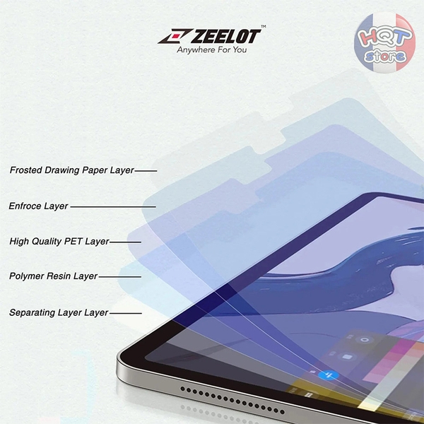 Dán màn hình ZEELOT Paper-like iPad 10.2 / 9.7 inch / Gen 9 8 7 6 5