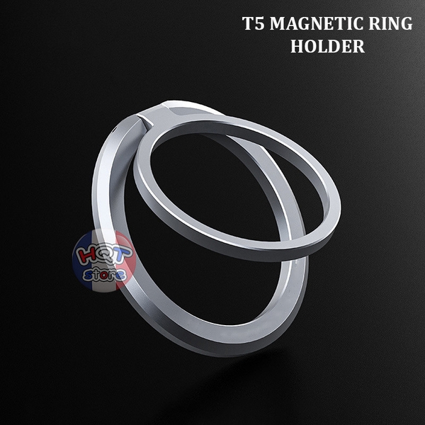 Giá đỡ nam châm Magnetic Ring Holder Magsafe T5 gập xoay 360