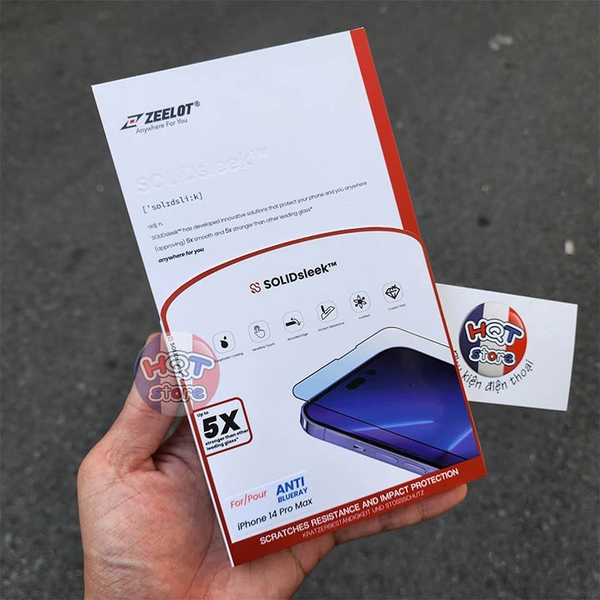 Kính chống ánh sáng xanh ZEELOT ANTI-BLUE RAY IPhone 14 Pro Max 14Pro
