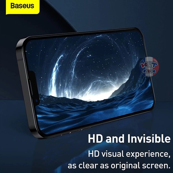 Kính cường lực full màn hình BASEUS Crystal IPhone 13 Pro Max