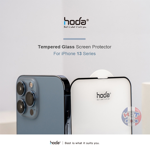 Kính cường lực full màn hình HODA CLEAR 2.5D IPhone 13 Pro / 13