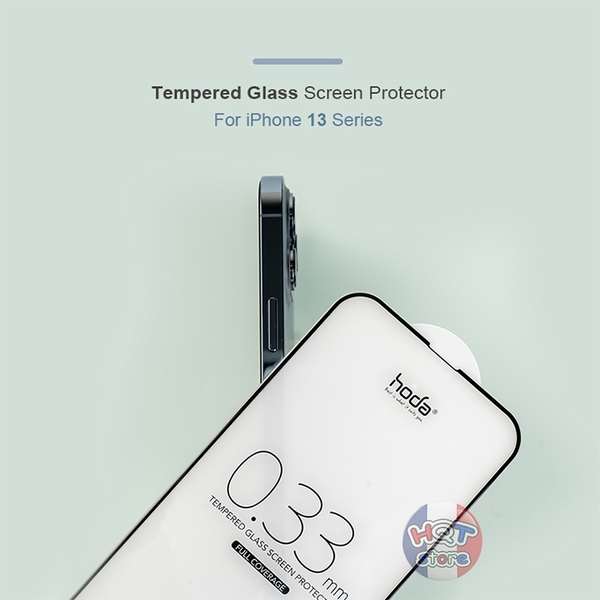Kính cường lực full màn hình HODA CLEAR 2.5D IPhone 13 Pro / 13