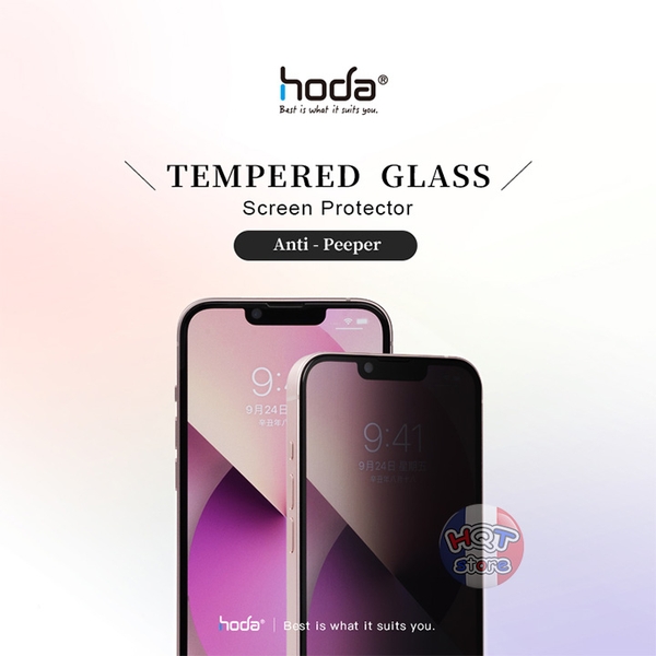 Kính cường lực chống nhìn trộm HODA ANTI-PEEPING IPhone 13 Pro / 13