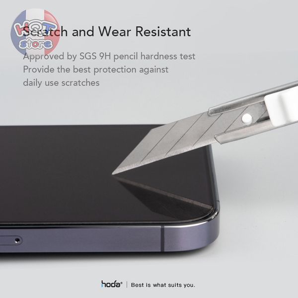 Kính cường lực HODA CLEAR 2.5D IPhone 16E / 14 / 13 / 13 Pro