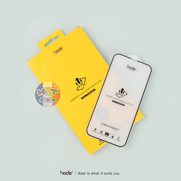 Kính cường lực HODA CLEAR 2.5D IPhone 16E / 14 / 13 / 13 Pro