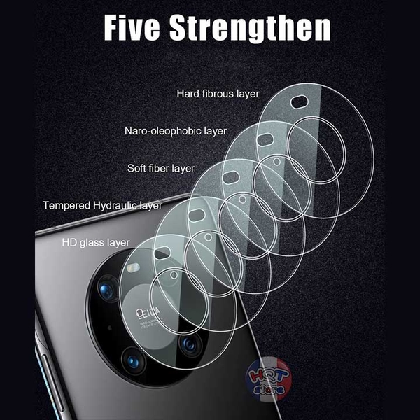 Kính cường lực Camera 9H trong suốt cho Huawei Mate 40 Pro