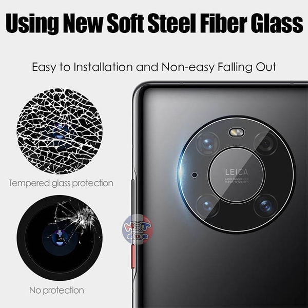 Kính cường lực Camera 9H trong suốt cho Huawei Mate 40 Pro