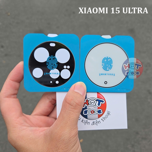 Kính cường lực camera cho Xiaomi 15 Ultra