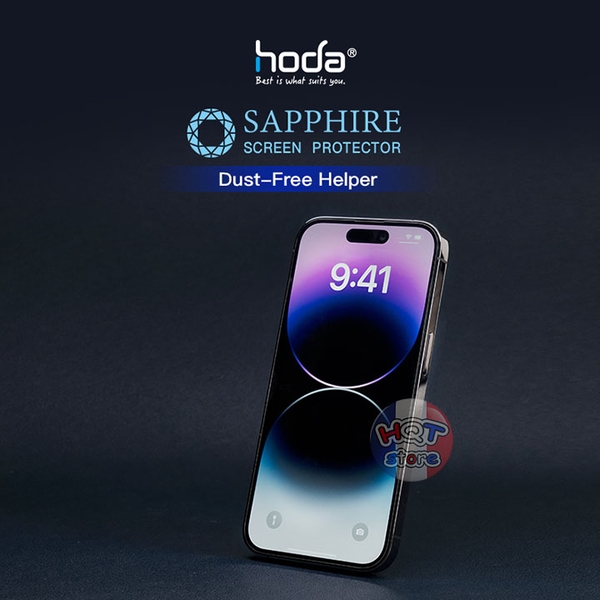 Kính cường lực full màn hình HODA SAPPHIRE IPhone 15 Pro Max / 15 Pro