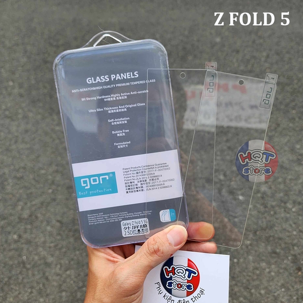 Kính cường lực Gor 9H cho Z Fold 7 / Fold 6 / Fold 5 / Fold 4 (màn nhỏ)