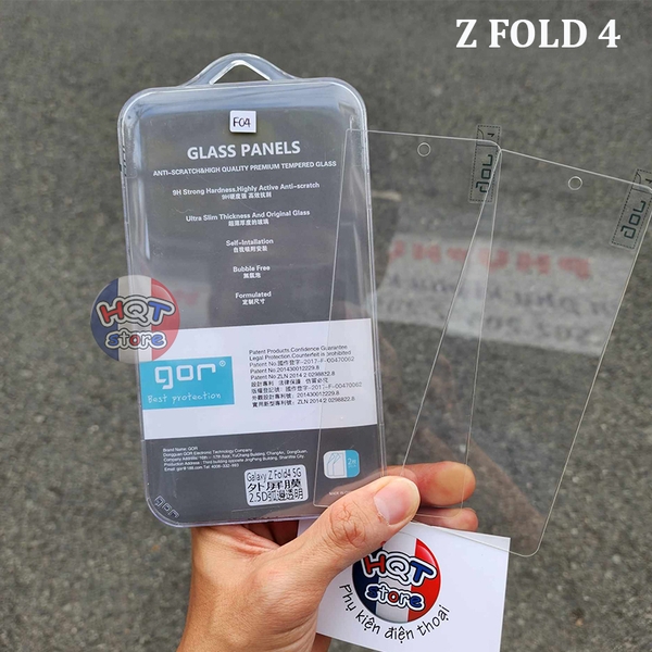 Kính cường lực Gor 9H cho Z Fold 7 / Fold 6 / Fold 5 / Fold 4 (màn nhỏ)