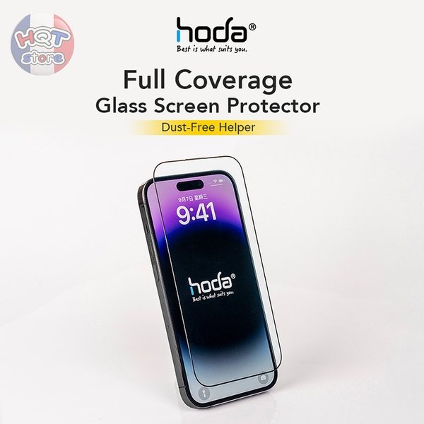 Kính cường lực màn hình HODA CLEAR 2.5D IPhone 15 Pro Max / 15 Pro