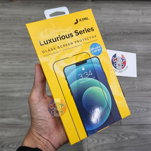 Kính cường lực trong suốt JCPAL Luxurious Series IPhone 13 Pro Max