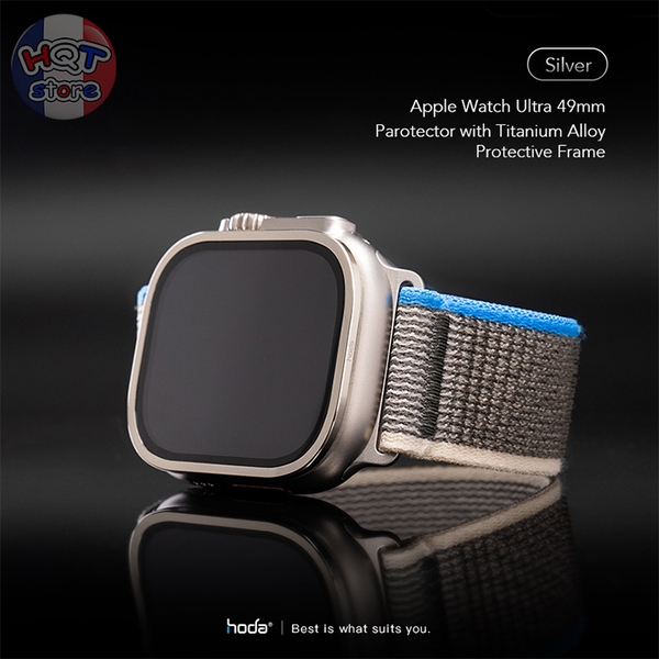 Kính cường lực viền bảo vệ HODA SAPPHIRE TITANIUM Apple Watch Ultra