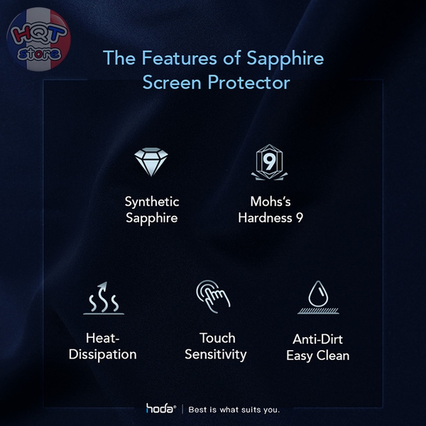Kính full màn hình HODA SAPPHIRE cho đồng hồ Apple Watch Ultra 49mm