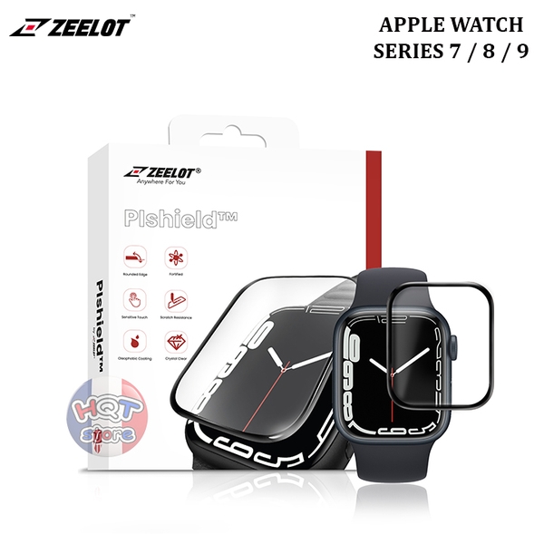 Miếng dán cường lực dẻo ZEELOT PIshield Hybrid Glass Apple Watch 7 8 9