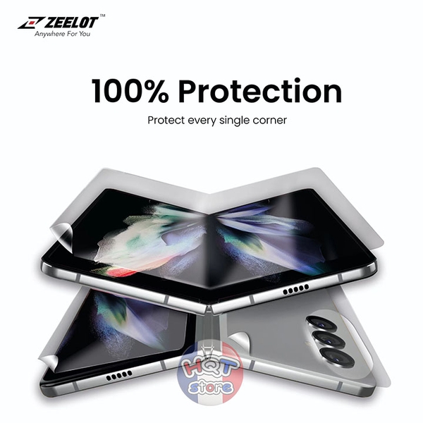 Miếng dán full màn hình Zeelot 4in1 Nano Film Protection Galaxy Z Fold 4