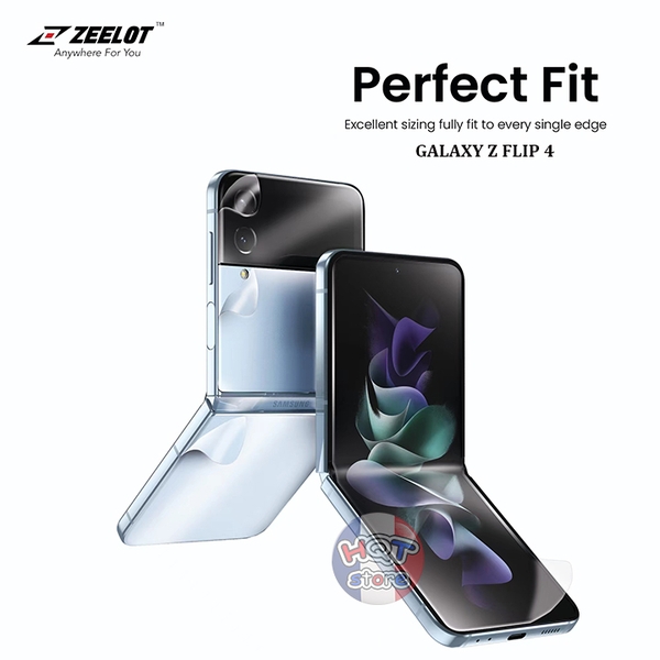 Miếng dán full màn hình Zeelot 5in1 Nano Film Protection Galaxy Z Flip 4