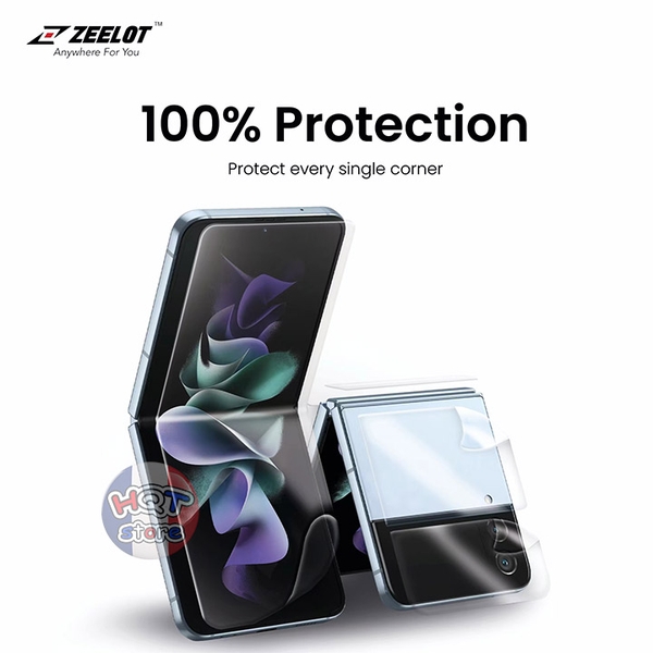 Miếng dán full màn hình Zeelot 5in1 Nano Film Protection Galaxy Z Flip 4