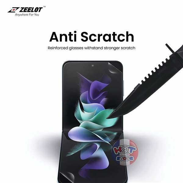 Miếng dán full màn hình Zeelot 5in1 Nano Film Protection Galaxy Z Flip 4