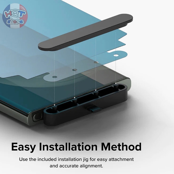 Miếng dán màn hình Ringke Dual Easy Film Wing Samsung S23 Ultra 2miếng