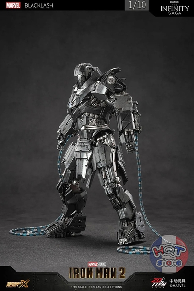 Mô hình Blacklash ZD Toys Whiplash Mark 2 iRon Man tỉ lệ 1/10 (Led)