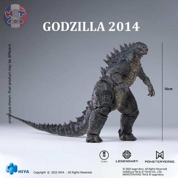 Mô hình Godzilla 2014 HIYA Exquisite Basic Action Figure 16cm