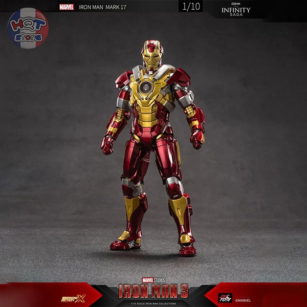 Mô hình iRon Man Mark 17 ZD Toys Heartbreaker chính hãng tỉ lệ 1/10