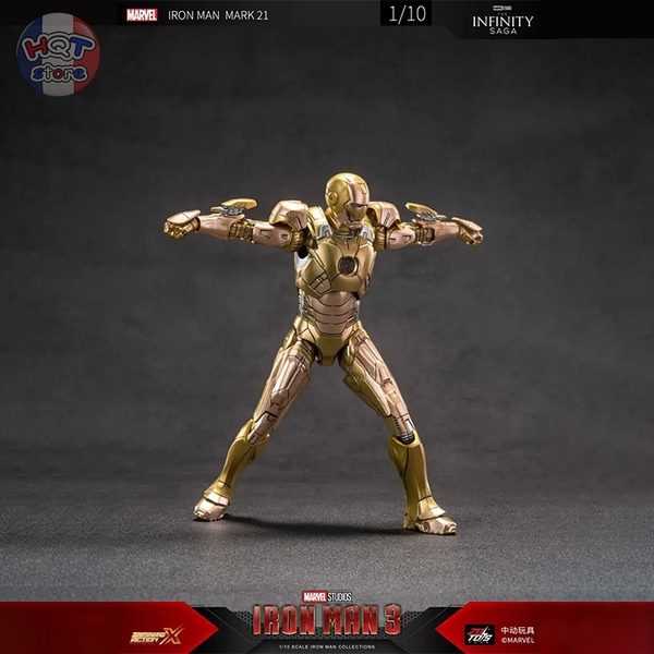 Mô hình iRon Man Mark 21 ZD Toys Midas chính hãng tỉ lệ 1/10