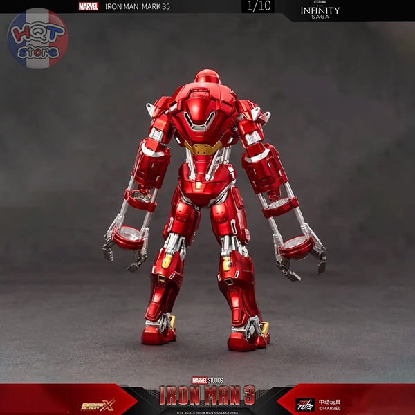 Mô hình iRon Man Mark 35 ZD Toys Red Snapper chính hãng tỉ lệ 1/10