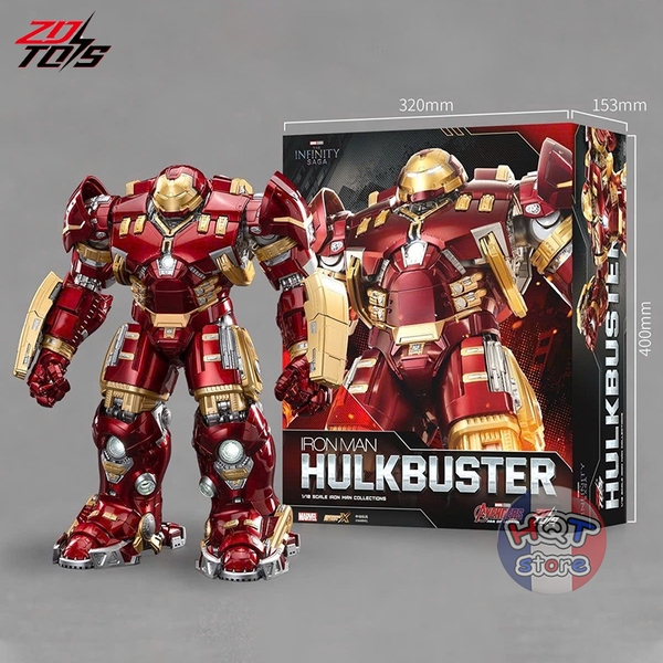 Mô hình iRon Man Mark 44 ZD Toys Hulkbuster chính hãng tỉ lệ 1/10