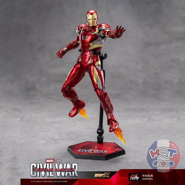 Mô hình iRon Man Mark 46 ZD Toys tỉ lệ 1/10 MK46 Mark XLVI Civil War