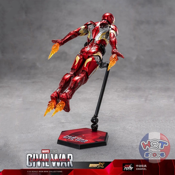 Mô hình iRon Man Mark 46 ZD Toys tỉ lệ 1/10 MK46 Mark XLVI Civil War