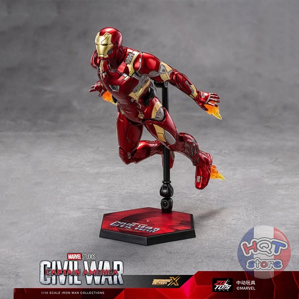 Mô hình iRon Man Mark 46 ZD Toys tỉ lệ 1/10 MK46 Mark XLVI Civil War