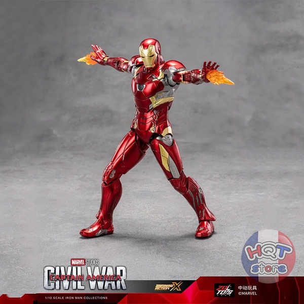 Mô hình iRon Man Mark 46 ZD Toys tỉ lệ 1/10 MK46 Mark XLVI Civil War