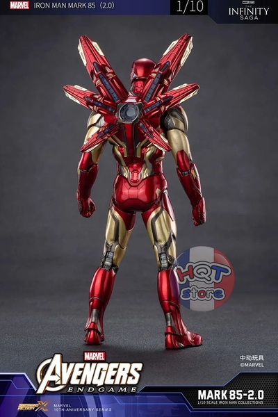 Mô hình iRon Man Mark LXXXV Mark 85 2.0 ZD Toys tỉ lệ 1/10 chính hãng