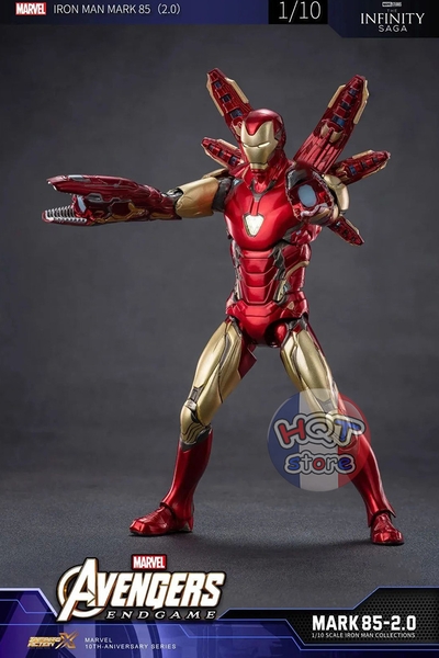 Mô hình iRon Man Mark LXXXV Mark 85 2.0 ZD Toys tỉ lệ 1/10 chính hãng