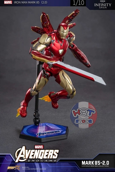 Mô hình iRon Man Mark LXXXV Mark 85 2.0 ZD Toys tỉ lệ 1/10 chính hãng