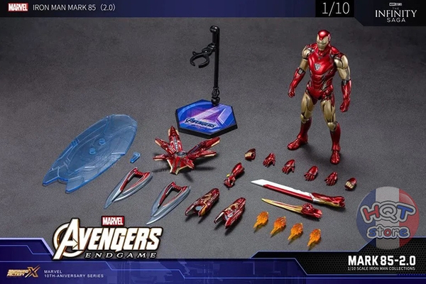 Mô hình iRon Man Mark LXXXV Mark 85 2.0 ZD Toys tỉ lệ 1/10 chính hãng