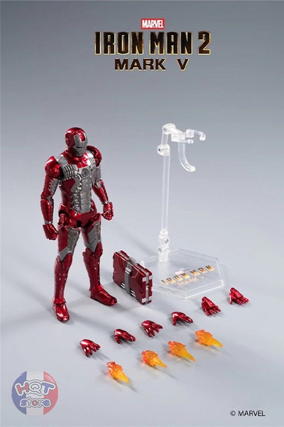 Mô hình iRon Man Mark V ZD Toys chính hãng tỉ lệ 1/10 (Mark 5)