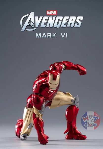 Mô hình iRon Man Mark VI ZD Toys chính hãng tỉ lệ 1/10 (Mark 6)