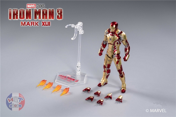 Mô hình iRon Man Mark XLII ZD Toys chính hãng tỉ lệ 1/10 (Mark 42)