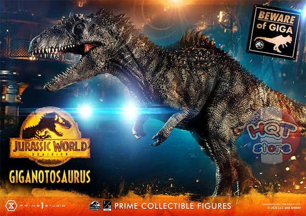 Mô hình khủng long Giganotosaurus Prime 1 Studio Jurassic World 1/38