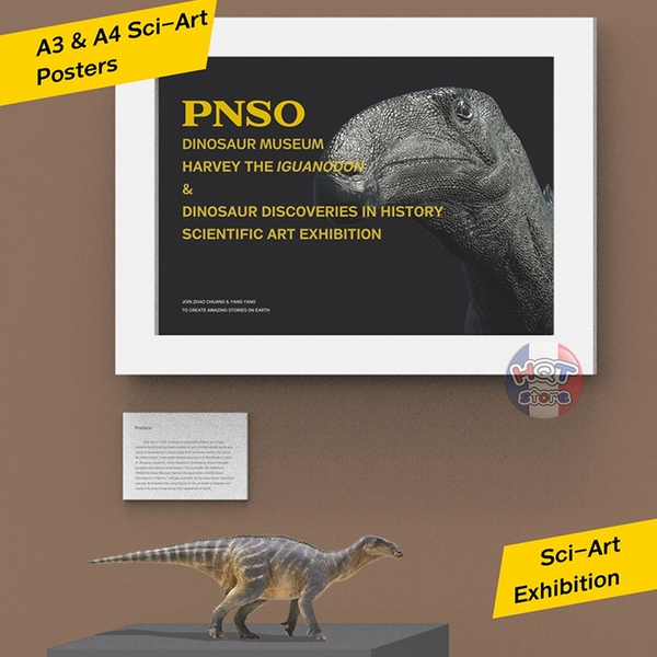 Mô hình khủng long Iguanodon Harvey PNSO tỉ lệ 1/35 chính hãng