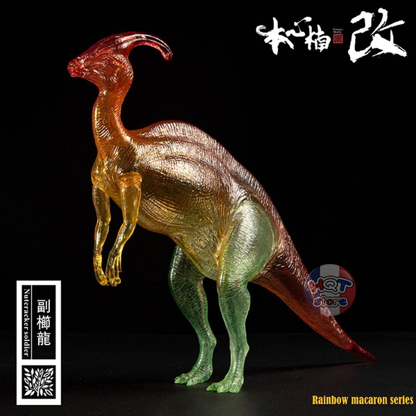 Mô hình khủng long Parasaurolophus Rainbow Macaron Nanmu tỉ lệ 1/35