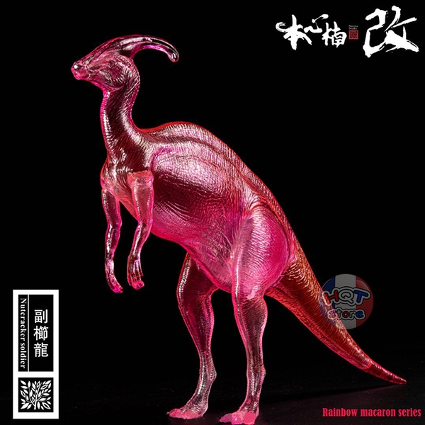 Mô hình khủng long Parasaurolophus Rainbow Macaron Nanmu tỉ lệ 1/35