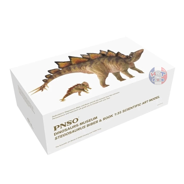 Mô hình Khủng Long Stegosaurus PNSO Biber and Rook 1/35 chính hãng