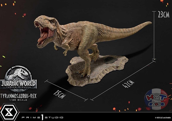 Mô hình khủng long T-Rex Prime 1 Studio Jurassic World tỉ lệ 1/38